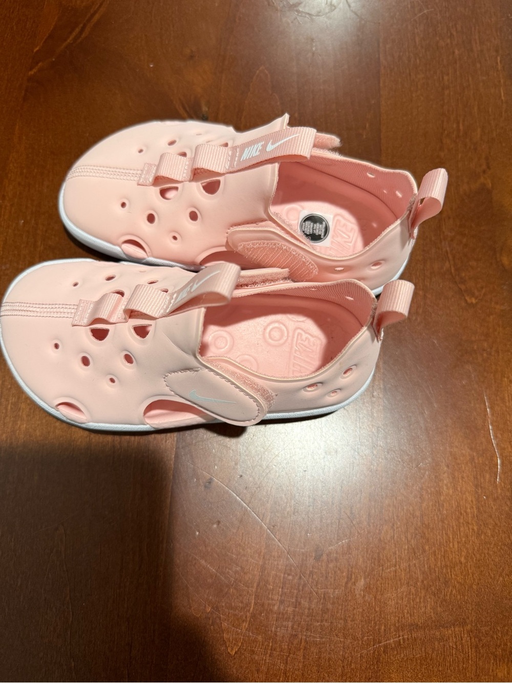 Nike Kids Peach/Pink Slip-On Water Shoes